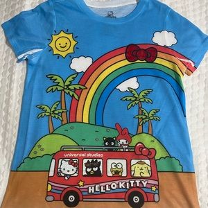 Hello Kitty Universal Studios Hollywood kids souvenir shirt